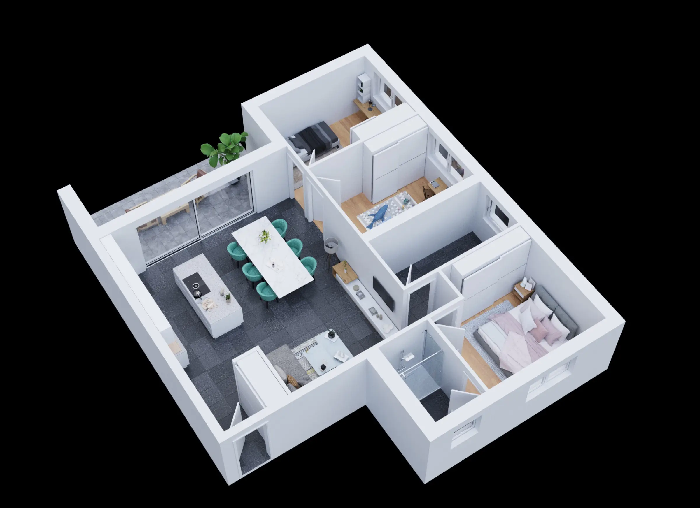 Appartement 002, cuisine
