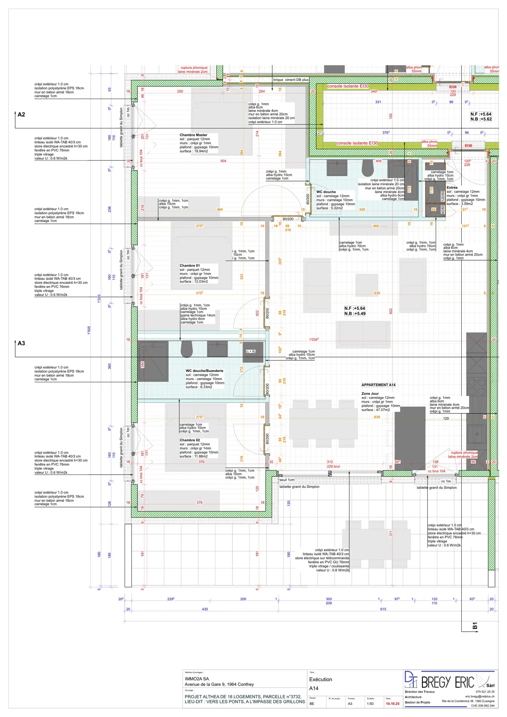 Lot A14 · 4.5 pièces, 2e étage