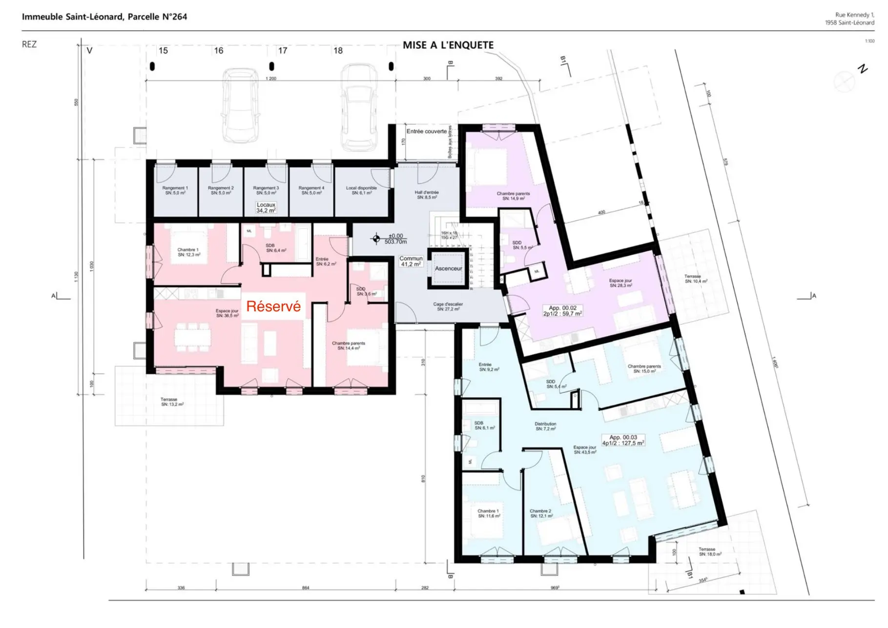 Plan du rez-de-chaussée
